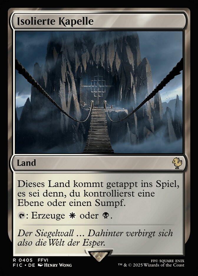 Isolierte Kapelle