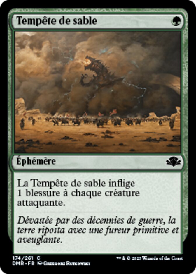 Tempête de sable