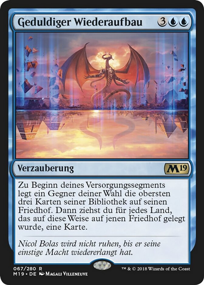 Geduldiger Wiederaufbau
