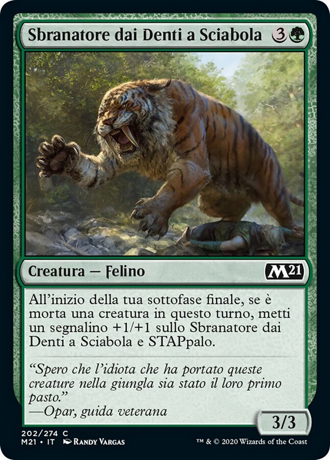 Sbranatore dai Denti a Sciabola