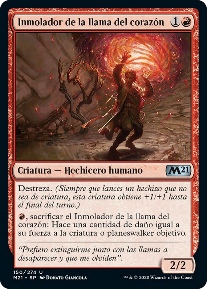 Inmolador de la llama del corazón