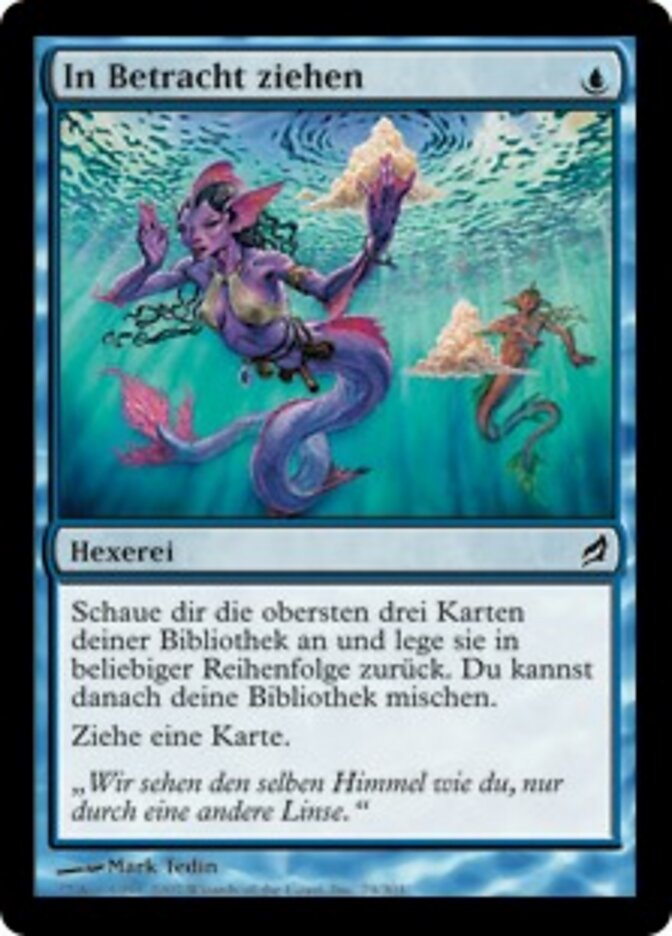In Betracht ziehen