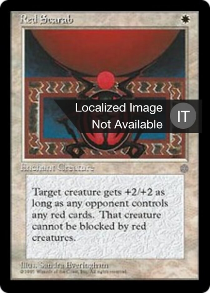 Scarabeo Rosso