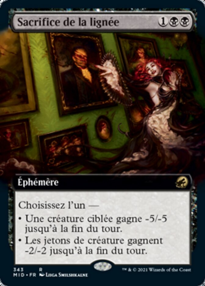 Sacrifice de la lignée