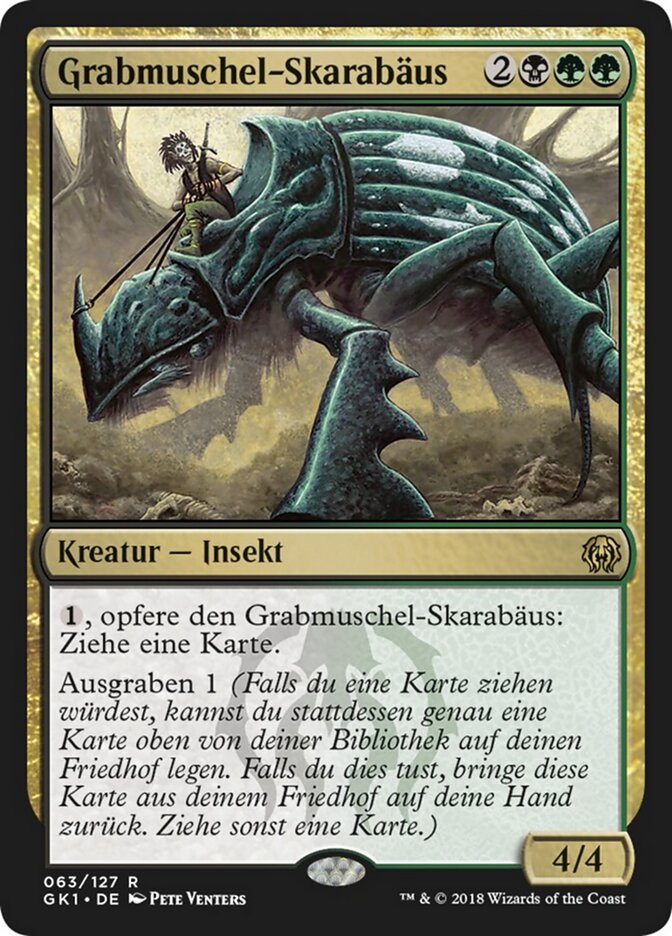 Grabmuschel-Skarabäus