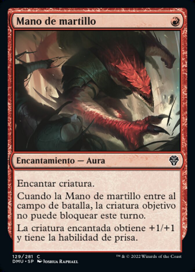 Mano de martillo