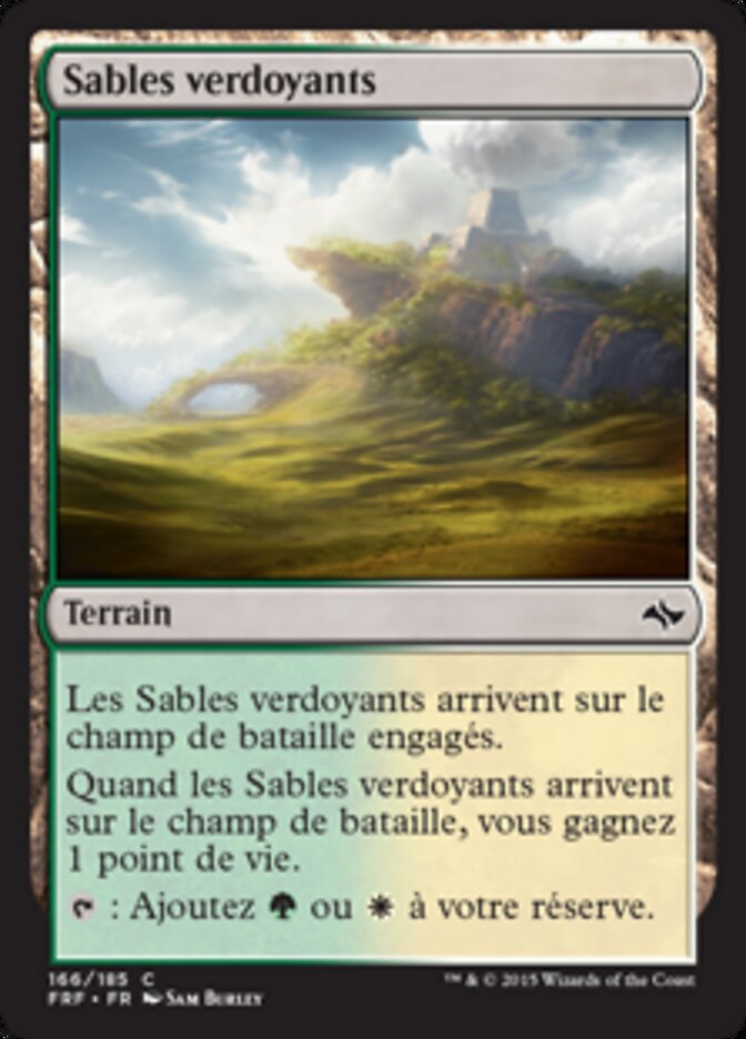 Sables verdoyants