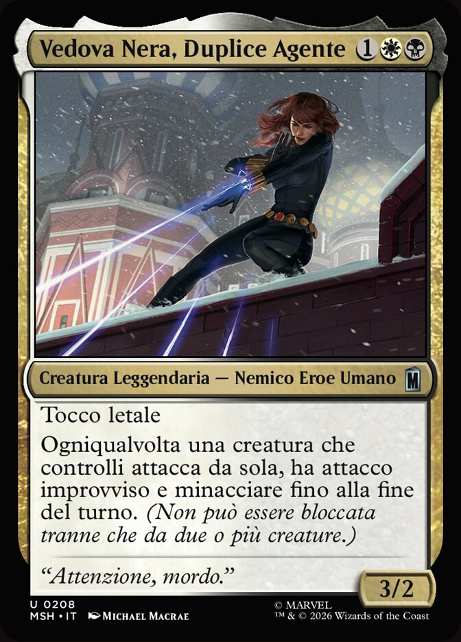 Vedova Nera, Duplice Agente