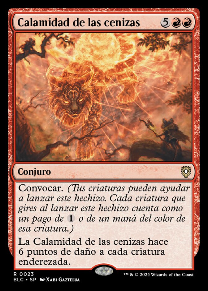 Calamidad de las cenizas