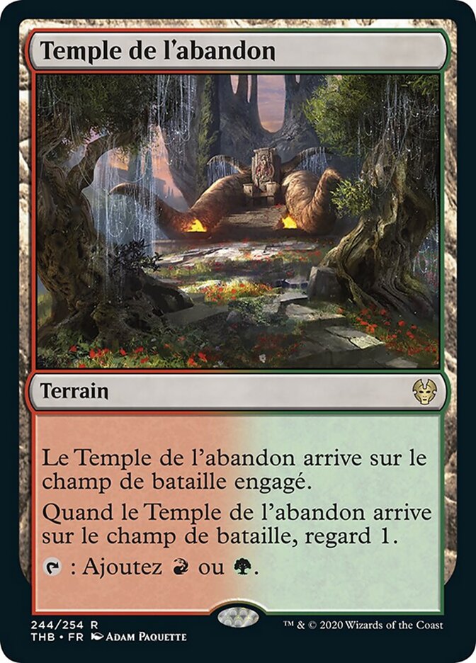 Temple de l'abandon