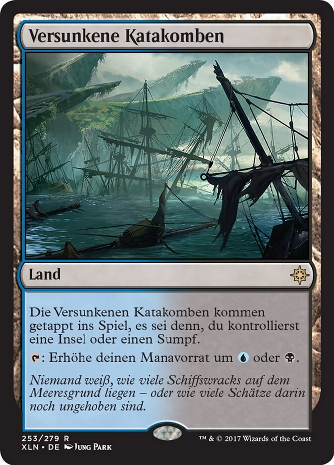 Versunkene Katakomben