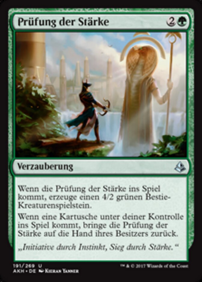 Prüfung der Stärke