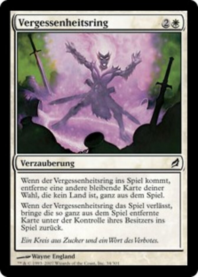 Vergessenheitsring