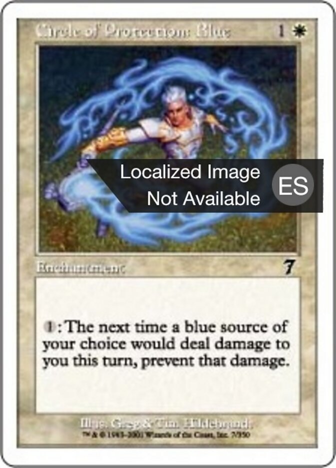 Circulo de protección: Azul