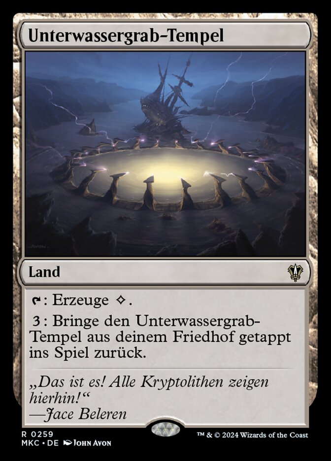 Unterwassergrab-Tempel