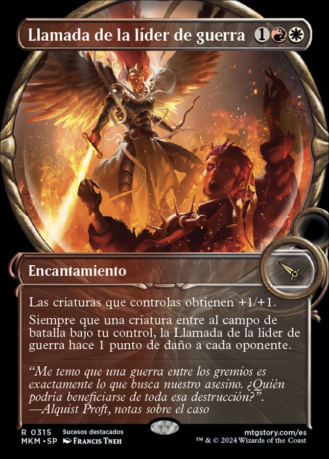Llamada de la líder de guerra