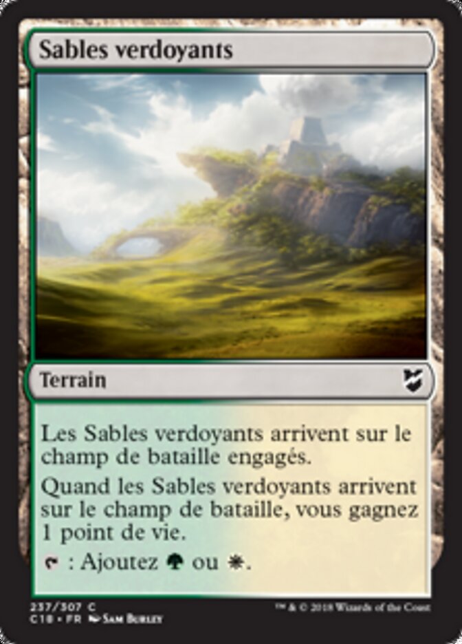 Sables verdoyants