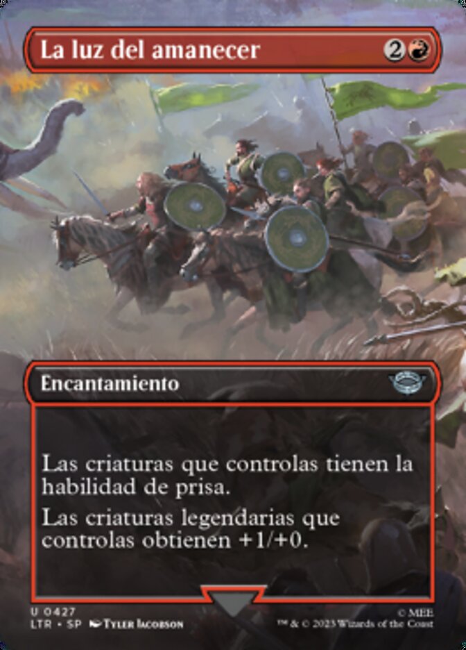 La luz del amanecer