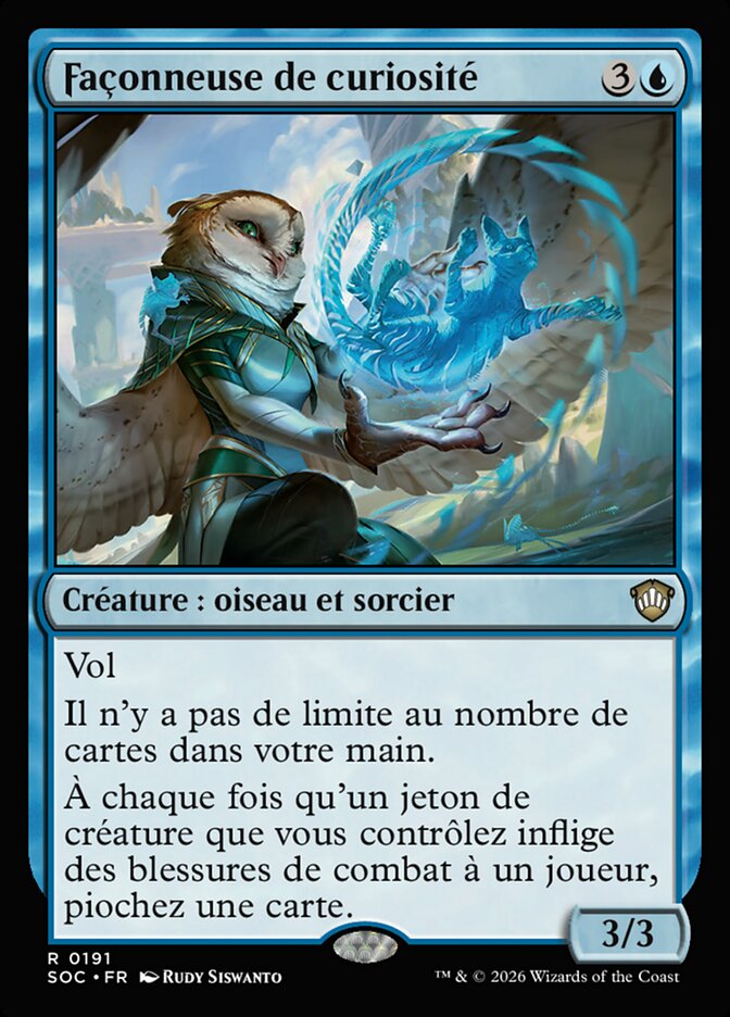 Façonneuse de curiosité
