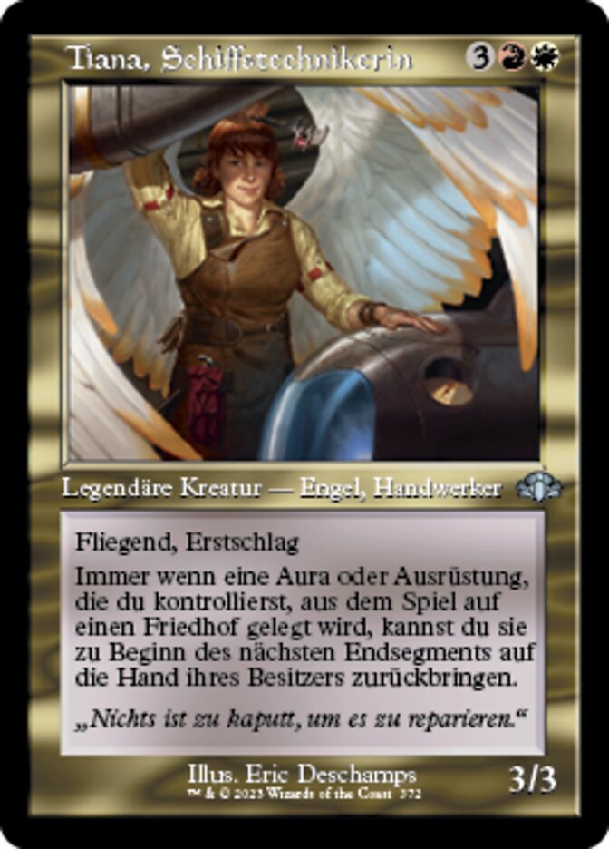 Tiana, Schiffstechnikerin