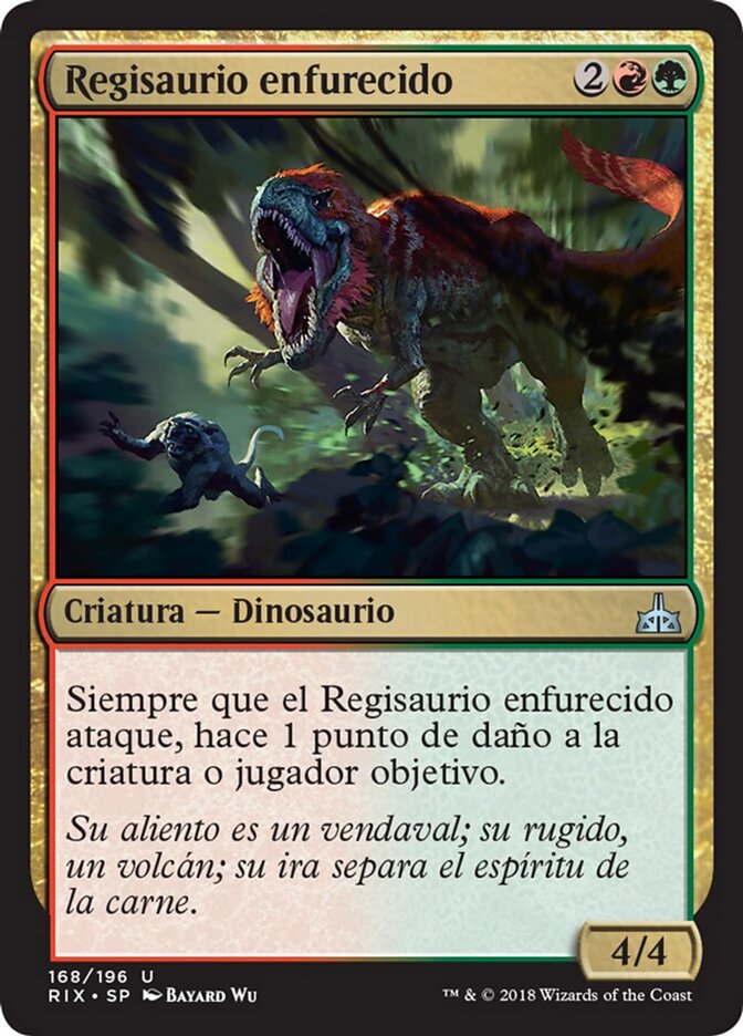 Regisaurio enfurecido