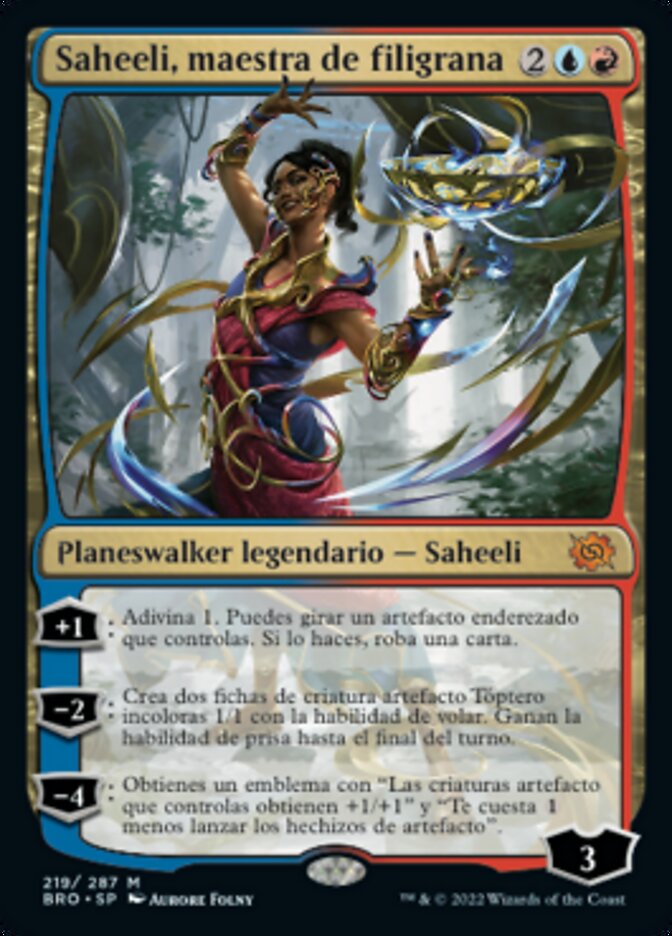Saheeli, maestra de filigrana