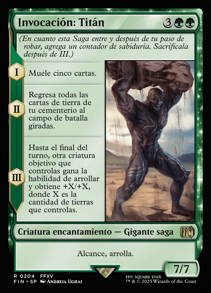 Invocación: Titán