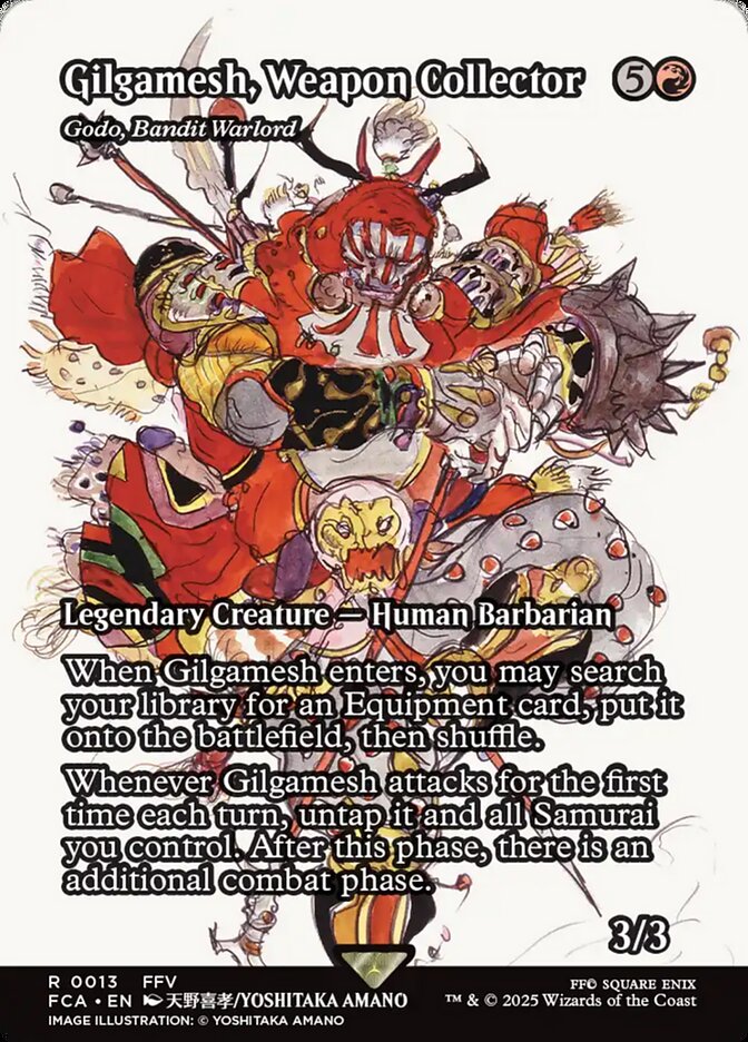 Gilgamesh, Weapon Collector