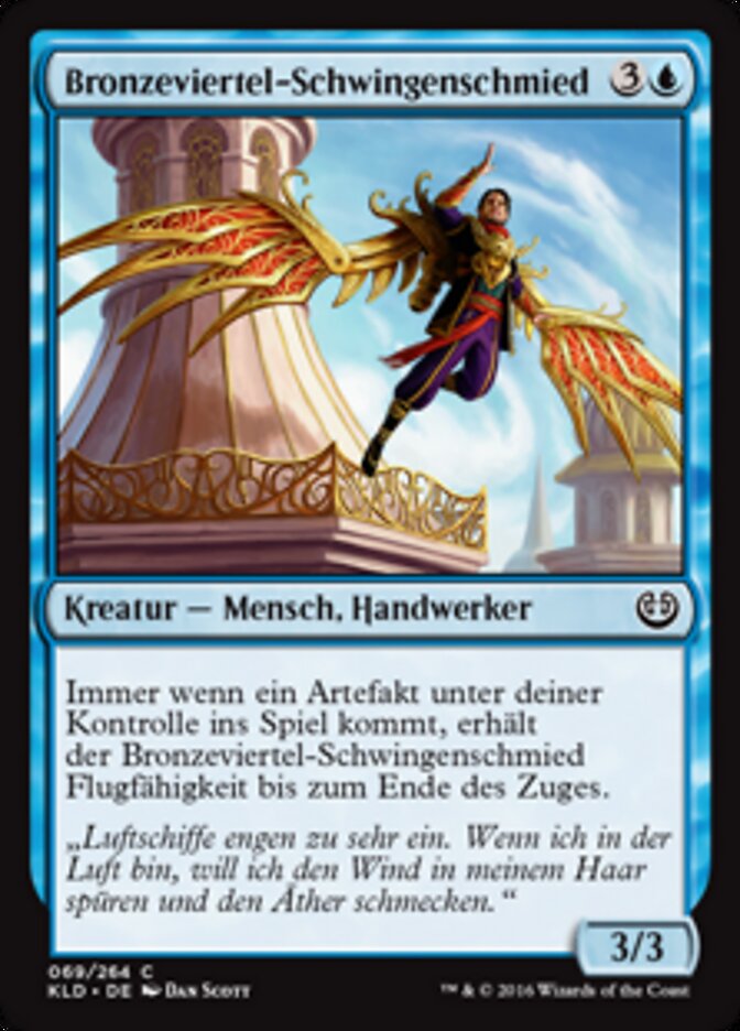 Bronzeviertel-Schwingenschmied