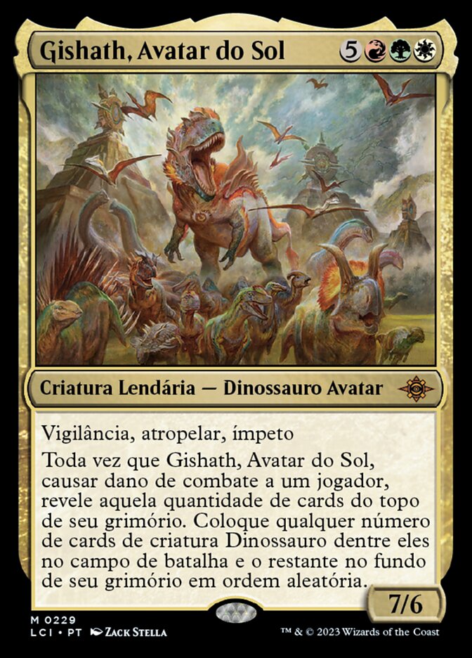 Gishath, Avatar do Sol