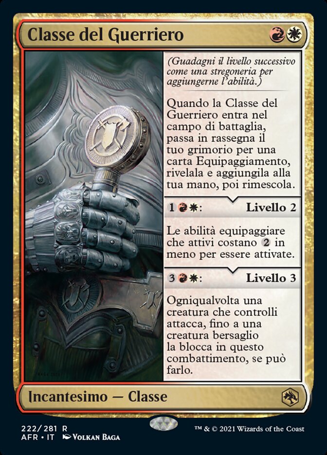 Classe del Guerriero