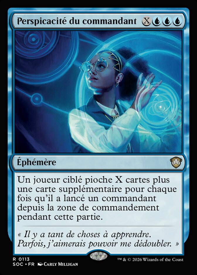 Perspicacité du commandant