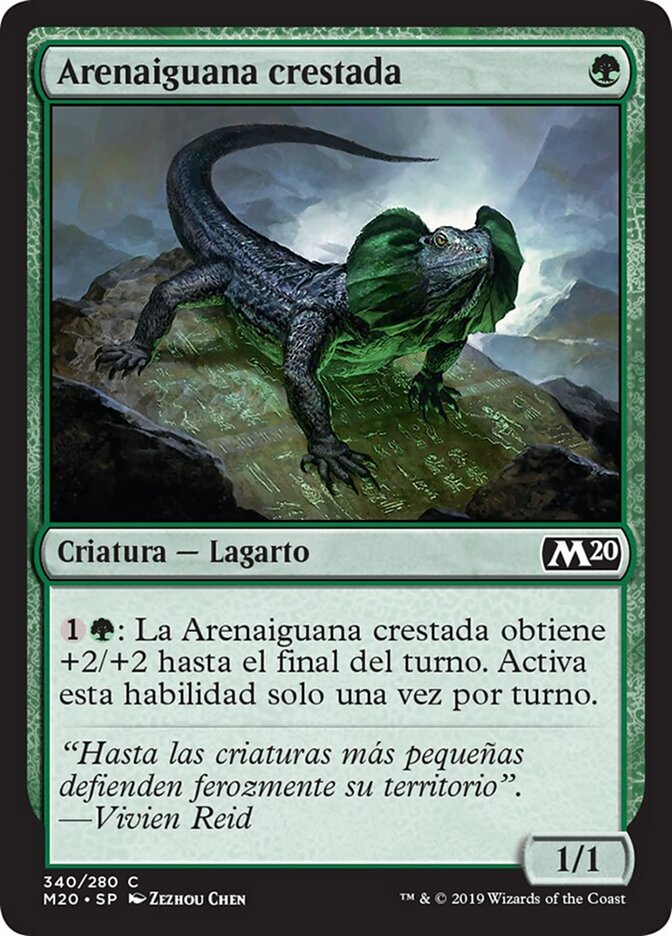 Arenaiguana crestada