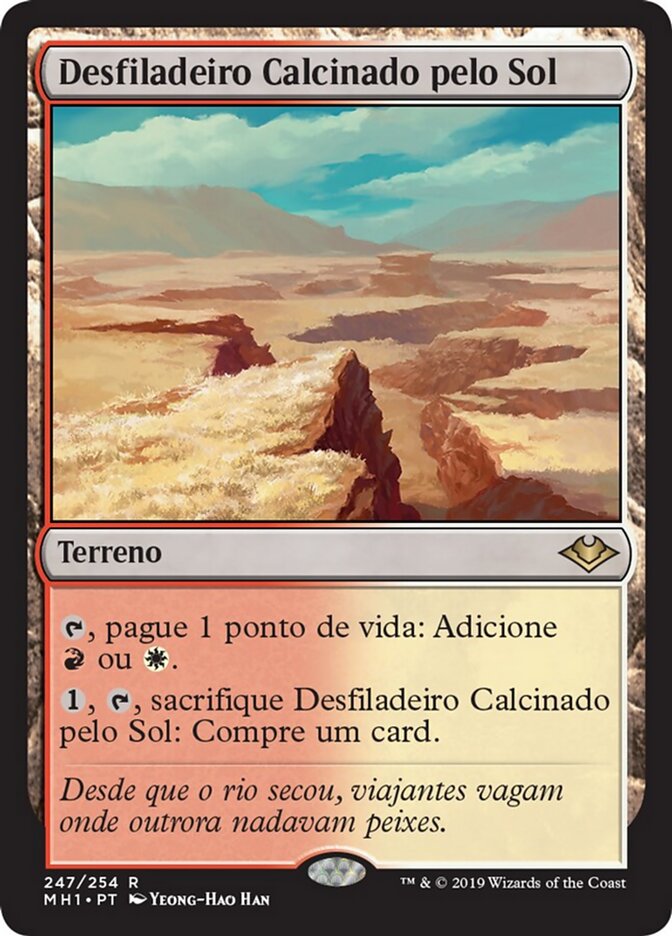Desfiladeiro Calcinado pelo Sol