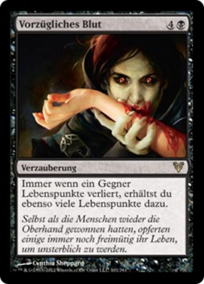 Vorzügliches Blut