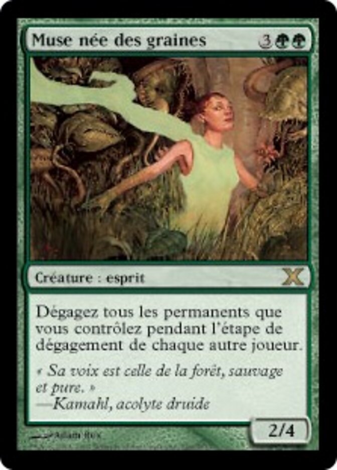Muse née des graines