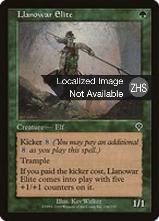 Llanowar Elite