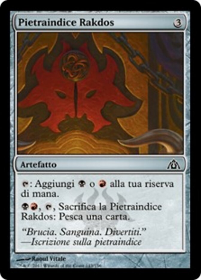 Pietraindice Rakdos