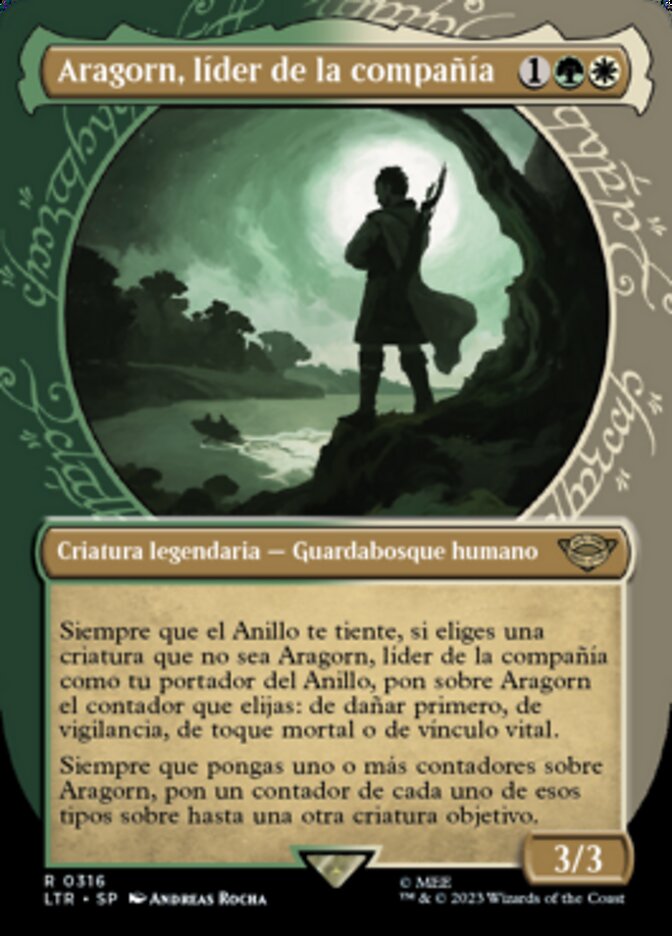 Aragorn, líder de la compañía