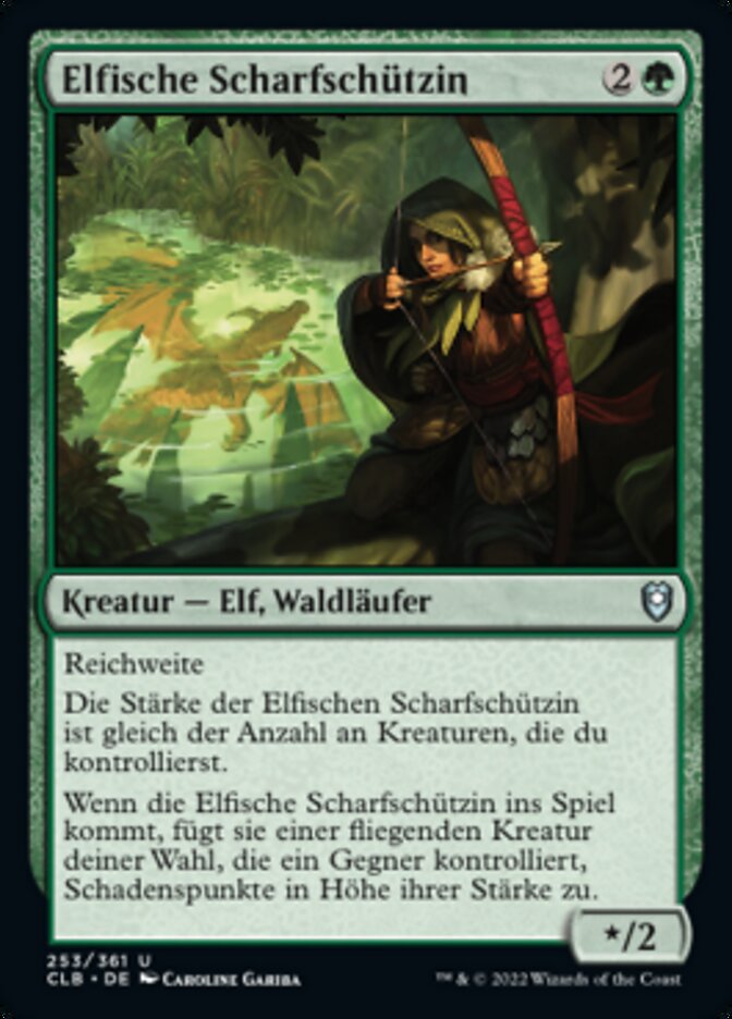 Elfische Scharfschützin