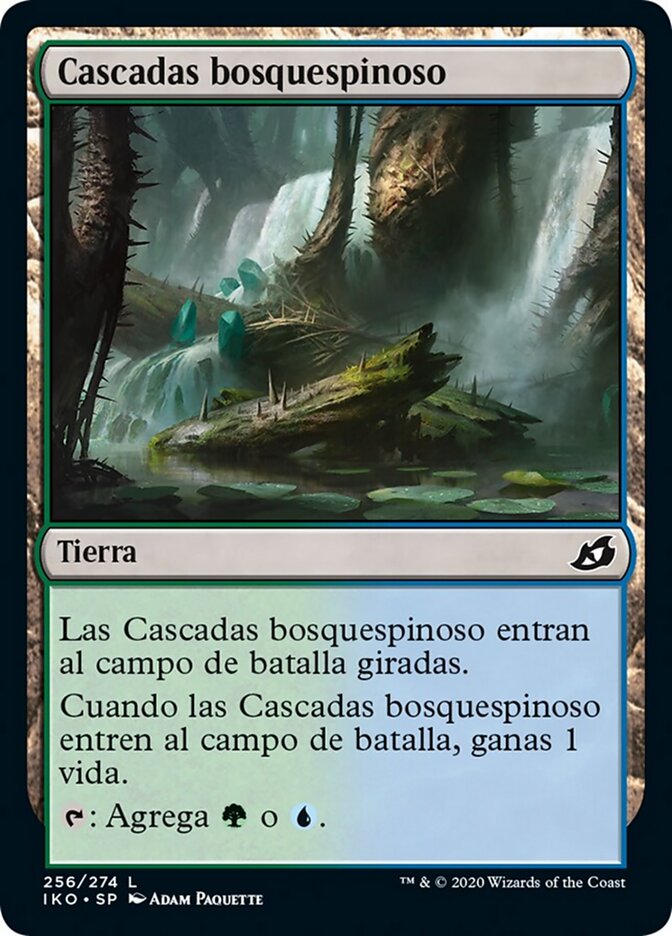 Cascadas bosquespinoso