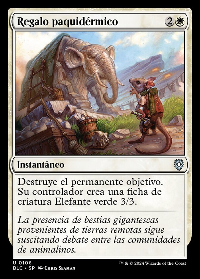 Regalo paquidérmico