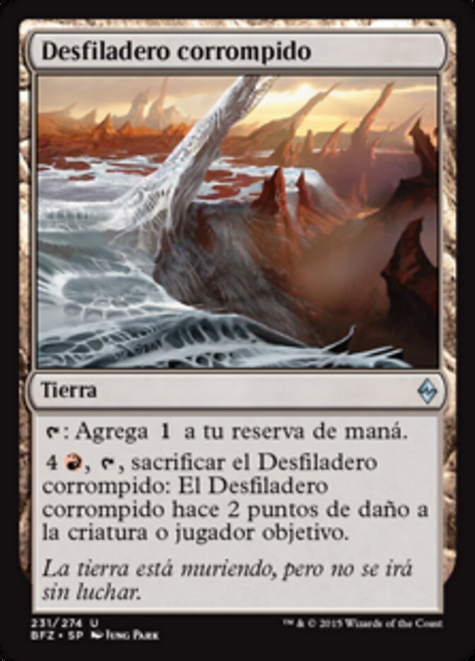 Desfiladero corrompido