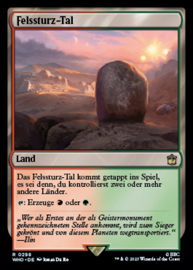 Felssturz-Tal