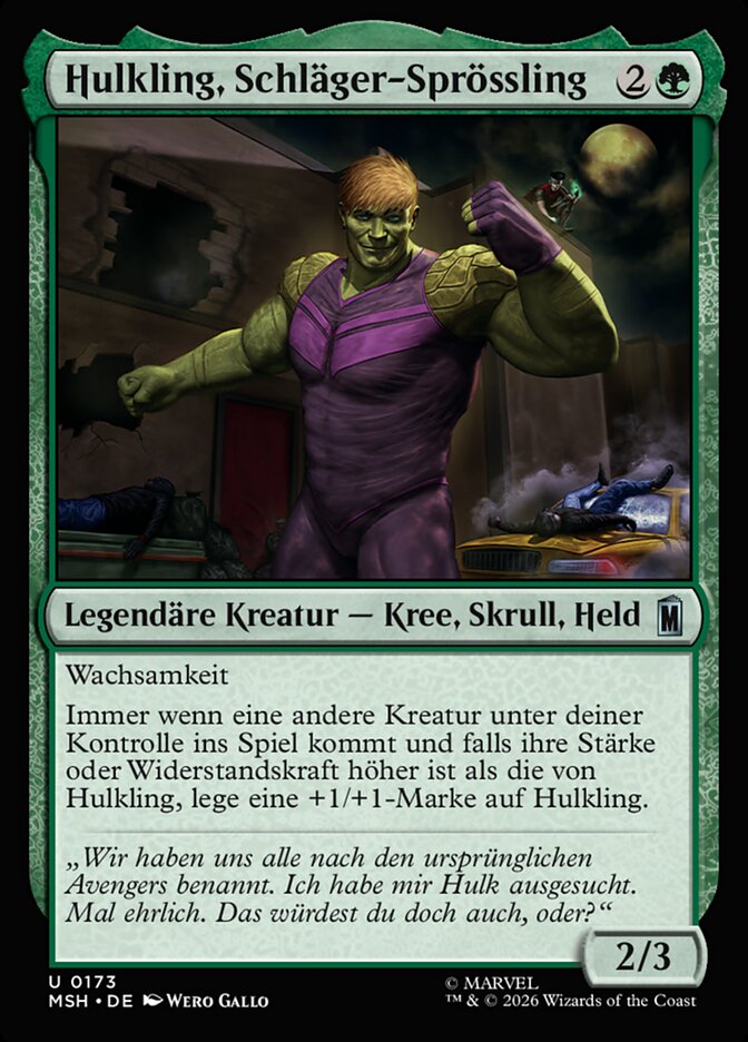 Hulkling, Schläger-Sprössling