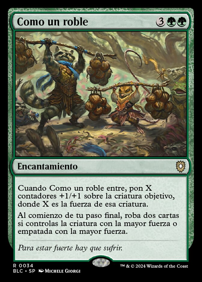 Como un roble