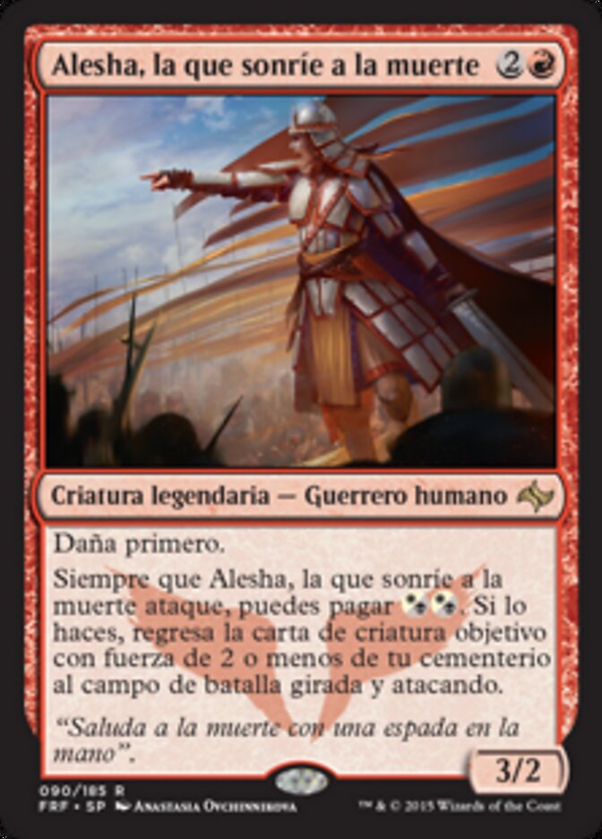 Alesha, la que sonríe a la muerte