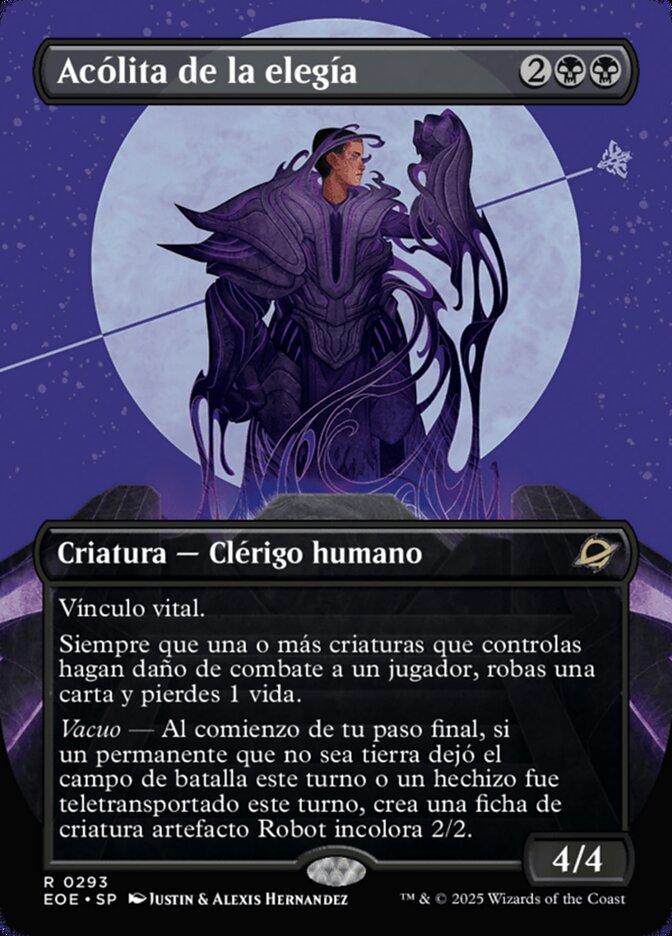 Acólita de la elegía