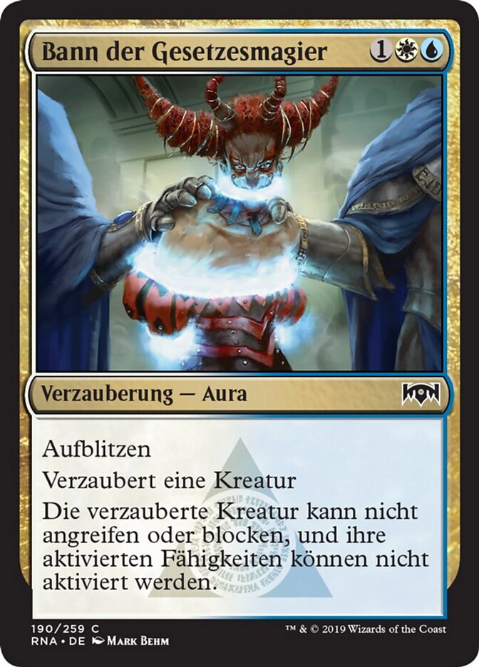 Bann der Gesetzesmagier