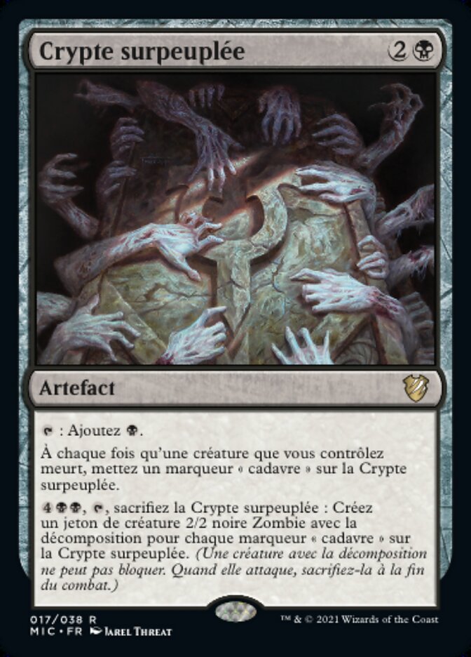 Crypte surpeuplée